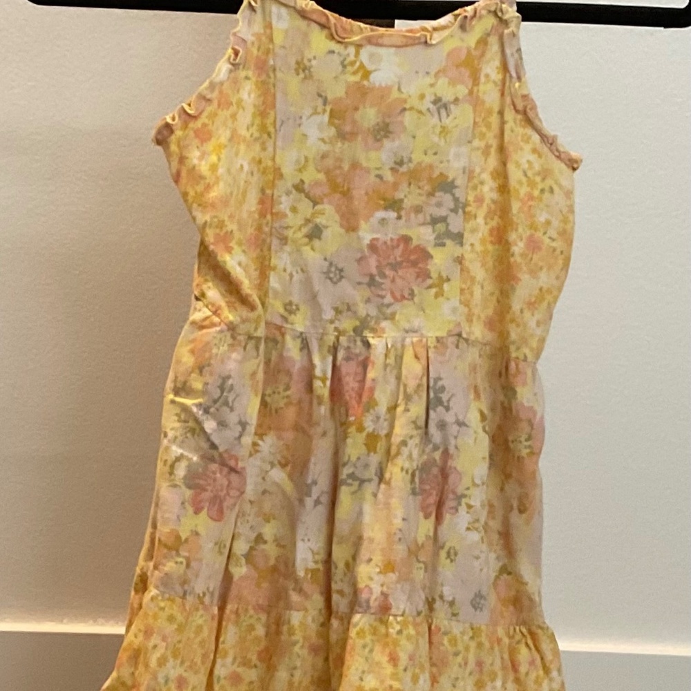 Yellow flower dress
